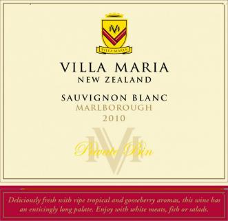 Villa Maria - Sauvignon Blanc Private Bin Marlborough 2022